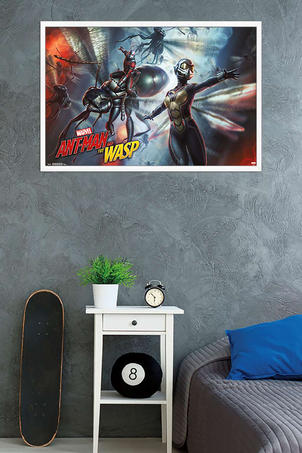 Marvel Cinematic Universe - Ant-Man and the Wasp - Flight Wall Poster, 22.375" x 34", Framed