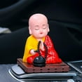 thumbnail image 4 of Buddha Bobble Head,Solar-Powered Small Laughing Buddha Figurines Car Dashboard Dashboard Car Buddhas Ornam Decorations,Solar, 4 of 7