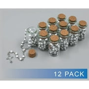 12 PCS - Baptism First Communion Bottle Rosary Party Favor White Recuerdos para Primera Comunion Niña Niño