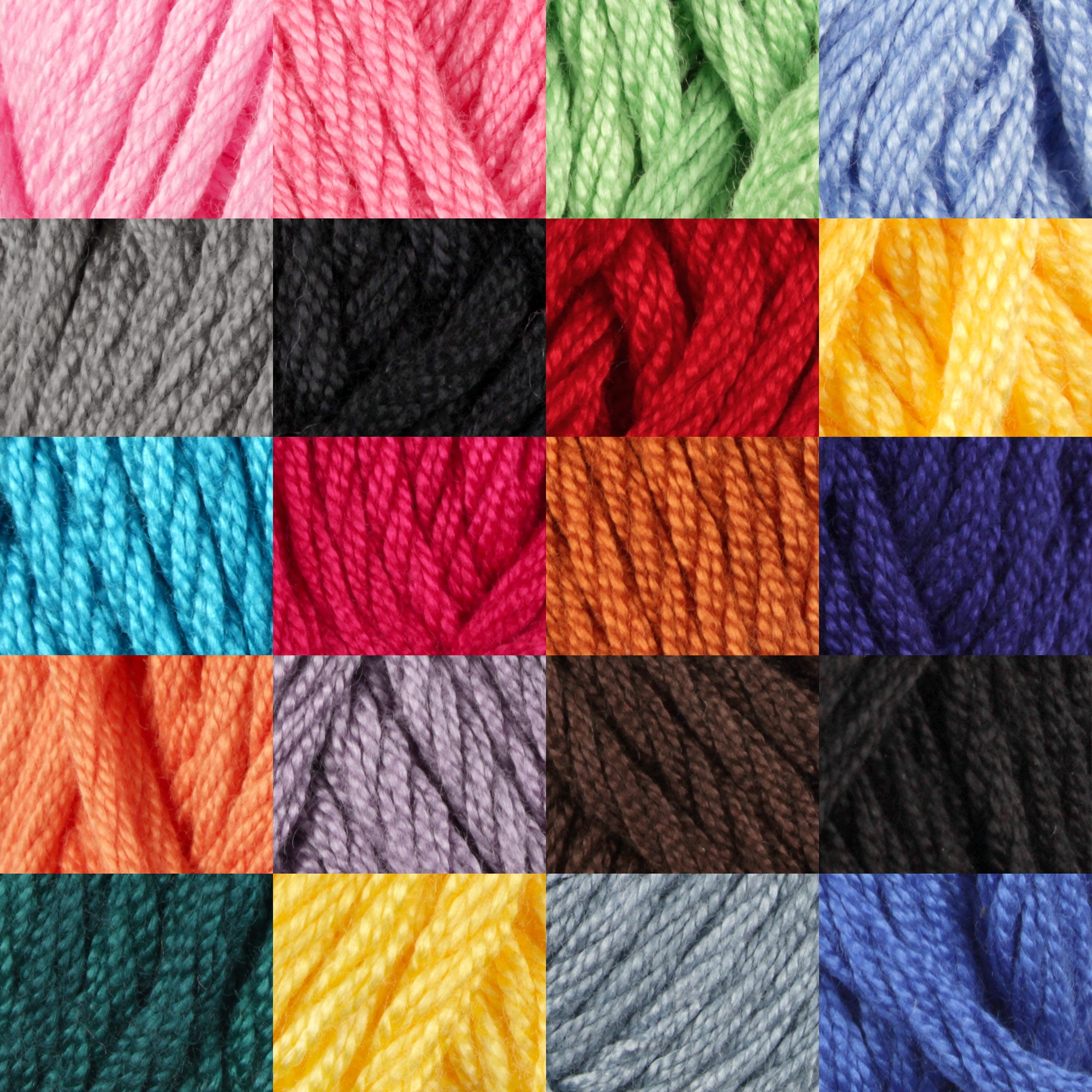 JubileeYarn Delightfully Plump Yarn - Super Chunky Bamboo - 100g/Skein - Light Colors - 20 Skeins