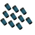 thumbnail image 3 of 10 piezas de casquillos de hierro para golf, casquillos para eje de palo de golf de 0,370, prácticos adaptadores de punta cónica para cuñas de hierro Negro Azul, 3 of 8