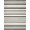 Black And Cream, Pattern 1, variant on ODIKA Striped Modern Farmhouse With Bold Pinstripe And Banded Border Pet Friendly & Kids Safe Play for Playroom, Bedroom, Reading Nook