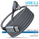 thumbnail image 5 of Cable USB C tipo C a tipo C de 6 m/20 pies de siubich, ángulo recto, carga súper rápida de 5 A (A), 5 of 6