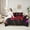 Red, variant on Castle Fairy Video Game Twin Bedding Sets,Abstract Ombre Gamer Bedding Comforter Set