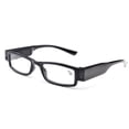 thumbnail image 4 of Danse Jupe Lunettes de Lecture Multi-Forces Lunettes de Lecture de Nuit avec Lumières LED Doubles Lunettes Compactes Plein Cadre pour Vision Claire +4.00, 4 of 4