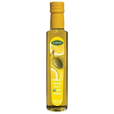 - Mantova lemon Organic Extra Virgin Olive Oil, 8.5-Ounce Bottles (Pack of 3)