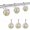 Pink, variant on Shower Curtain Hooks Decorative, Easter Shower Curtain Rings Stainless Steel, Spring Rabbit Sheep Duck Eggs Plants Black Plaid Bathroom Accessories Rod Hangers for Curtains/Clothing 12Pcs