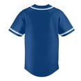 thumbnail image 4 of Men's Royal Baseball Jersey Button Down Shirt Hip Hop Baseball T-Shirt Sportswear, 4 of 5