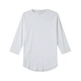 thumbnail image 2 of Men's Basic Raglan 3/4 Sleeve Tee Shirts Baseball Solid Athletic Crew Neck, 2 of 5