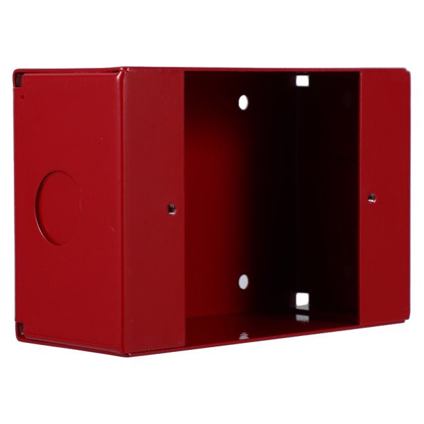 unbranded Caja Resistente Roja Para Botón Manual De Seguridad Contra Incendios Uso Diario