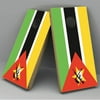 Mozambique Flag Cornhole Board Vinyl Decal Wrap