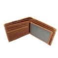 thumbnail image 3 of Western Genuine Leather Mens Metal Concho Horse Head Bifold Short Wallet, 3 of 4