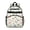 Dinosaur and Hill, variant on Dinosaur and Leaf Beige Pattern Backpack for School, Cute School Bag with Adjustable Shoulder Straps and Padded Back, 15.25"x11.5"x5.25"