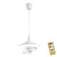 thumbnail image 1 of Luz de ventilador de techo 360 Head Shaking Fan Chandelier Viento de 3 velocidades para estudio de dormitorio, 1 of 9