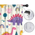 thumbnail image 4 of Blackout Kids Curtains,Cute Dinosaur Pattern Childrens Insulated Curtains Set Of 2,Bedroom Essentials,Toddler Room Decor 42x84in(106x213cm), 4 of 4