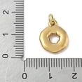 thumbnail image 3 of 5pcs 304 Stainless Steel Enamel Pendants with Jump Ring Donut Charm Golden 15x12x3mm Hole: 3.3mm, 3 of 3