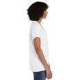 thumbnail image 2 of Hanes V-Neck T-Shirt Women's Garment Dyed Short Sleeve Tee Ringspun Cotton, 2 of 7