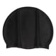 thumbnail image 2 of Gorro de Natacia Impermeable con Estampado de Natación, Gorro de Natación de Pelo Largo A Rayas Antideslizantes para adultos, 2 of 7
