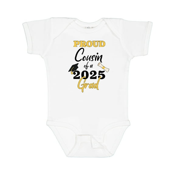 Inktastic Proud Cousin of a 2025 Grad Boys or Girls Baby Bodysuit