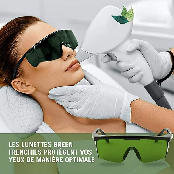 Gafas protectoras Gafas de seguridad equipos de belleza Gafas de proteccion UV para medicos enfermeras y tecnicos laser negro JM JM Bodega Aurrera en linea