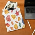 thumbnail image 5 of FORMRS A4 Clipboard Folder with Pen Holder Horizontal Foldable School Office Binder, Blue Leaves, 5 of 9