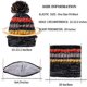 thumbnail image 4 of RV Gorros de invierno con forro polar para mujer, gorro de punto, gorro, bufanda, máscara Se Sailing  Electrónica, 4 of 5
