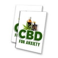 thumbnail image 1 of CBD Oil For Anxiety (24" X 36") 4mm Corrugated Plastic Panel, Graphics Applied To 1 Side (Pk of 2), 1 of 4