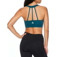 thumbnail image 2 of Reebok Womens Medium Impact Strappy Racerback Graphic Bra with Removable Cups, Size XS-XXXL, 2 of 4