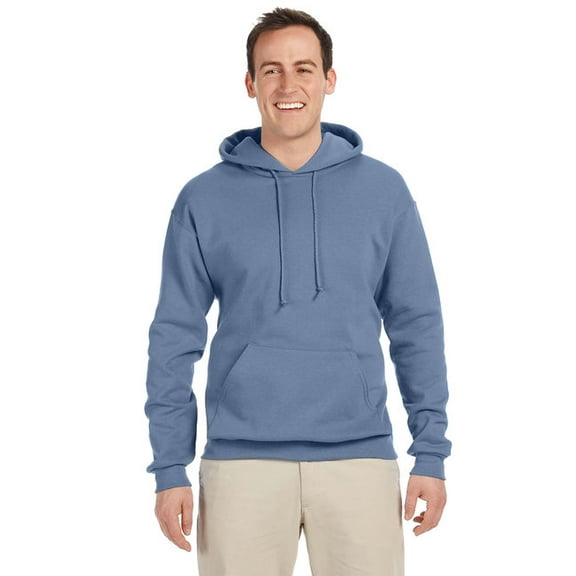 Jerzees - Adult NuBlend® Fleece Pullover Hooded Sweatshirt - 996 - DENIM - 4XL