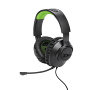 Restored JBL Quantum 100X Console - Wired over-ear gaming headset with a detachable mic - Black
