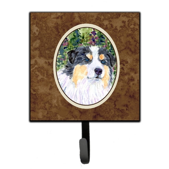 Carolines Treasures SS8821SH4 Australian Shepherd Leash Holder or Key Hook, Small, Multicolor