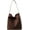 Coffee, variant on Women’s Suede Hobo Handbags Winter Autumn Trendy Shoulder Bag Purse Slouchy Work Travel Suede Tote Bag
