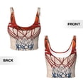thumbnail image 3 of Sikiie Basketball Shot Print Strappy Sports Bra for Women Padded Push Up Sports Bra Athletic Running Sports Bra Workout Bra Yoga Bra, 3 of 5