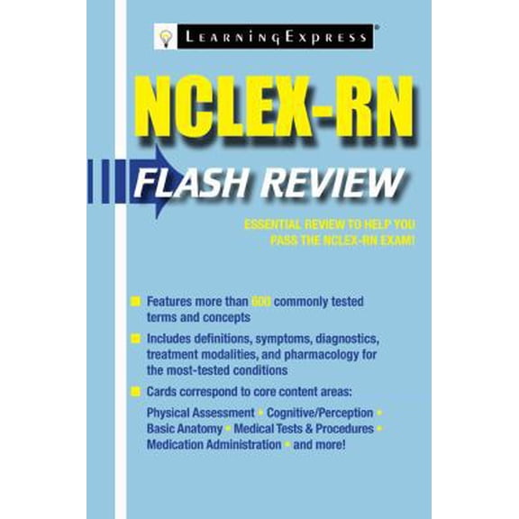Pre-Owned NCLEX-RN Flash Review (Paperback) 1576858936 9781576858936