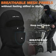 MELASA Winter Balaclava Face Mask for Men Women, Thermal Fleece Ski Mask with Movable Face Cover for Skiing, Snowboarding(Digital Camo)