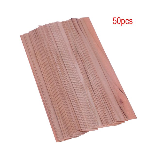 50 mechas de madera para velassuministros para hacer velas de cera de soja o palma (3) Likrtyny Libre de BPA