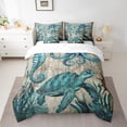 thumbnail image 2 of YST Ocean Sea Turtle Comforter Set, 7-Piece, Marine Animal Theme, Queen, 2 of 4