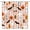 Blush White+orange Black, variant on Spooky Halloween Shower Curtain Pink Pumpkin Bat Witch Skull Boho Ghotic Alchemy Magic Scary Funny Cute Cartoon Icons Holiday Happy Halloween Party Fabric Bath Curtain Set with Hook