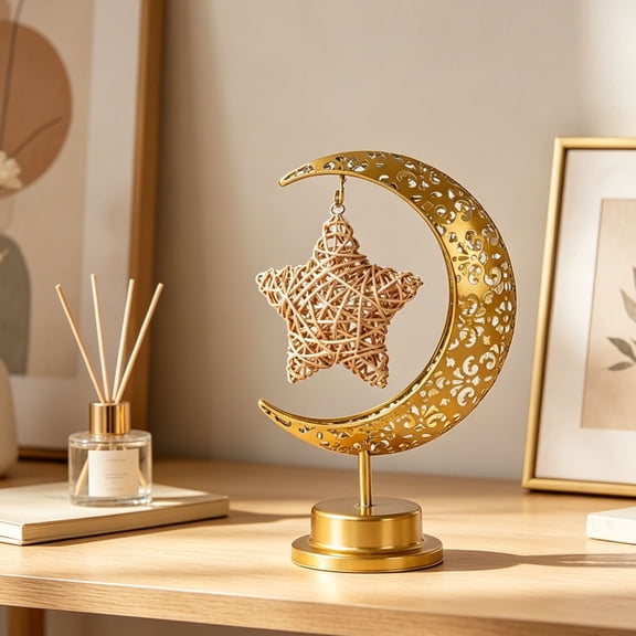 Tarmeek LED Star Desk Lamp, Eye Care Night Light for Bedside Table, Energy Saving Reading Lamp, Flicker Free Home Decor for Bedroom