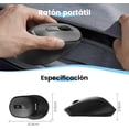 thumbnail image 5 of Philips Mouse Inalámbrico SPK7448 Mouse Ergonómico Conexión USB, Diseño Cómodo, 3 Botones, Rueda de Desplazamiento, para Computadora, Laptop, PC, Portátil, Oficina y Hogar, 5 of 5