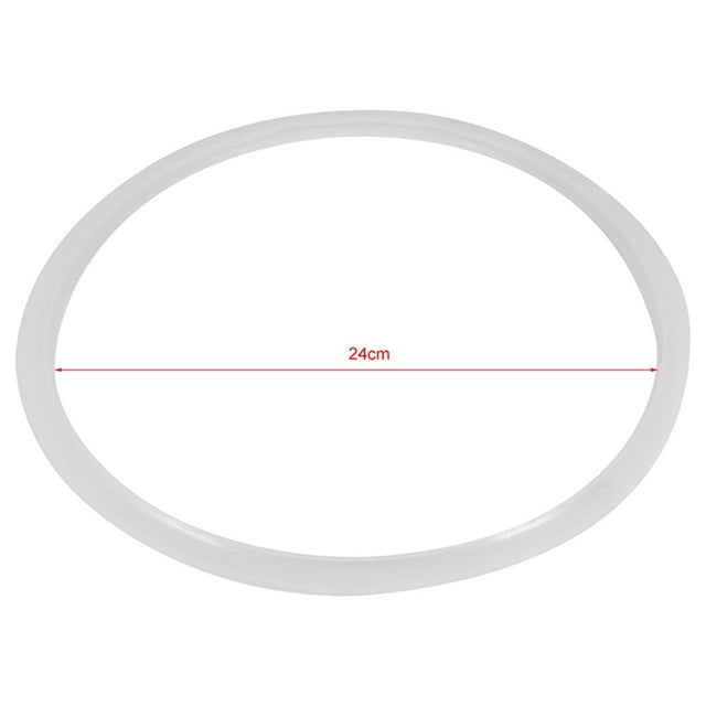 EchoBliss Junta De Repuesto Transparente De Goma Con Anillo De Sello De Olla A Presión Para El Hogar De Silicona De 18-32 Cm
