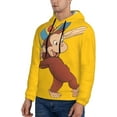 thumbnail image 4 of Curious George 12 Hoodie Fashion Hip Hop Women/Men Hoodie Sweatshirt With Pocket, 4 of 8