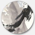 thumbnail image 1 of Designart 'Glam Painted Arcs III' Glam Metal Circle Wall Art, 1 of 3