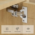 thumbnail image 2 of EDTara Bookshelf with Rattan Doors and Secure Design for Uneven Floors and Safe Use, 2 of 9