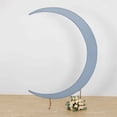 thumbnail image 2 of Efavormart Dusty Blue Spandex Crescent Moon Chiara Backdrop Stand Cover, Custom Fitted Wedding Arch Cover - 7.5ft, 2 of 6