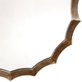 thumbnail image 4 of Benjara BM263629 Round Mirror with Scalloped Metal Frame, Gold, 4 of 5