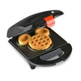 Disney Mickey Mouse Nonstick Mini Waffle Maker with Power Light and Non