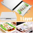 thumbnail image 2 of 1 Layer Stainless Steel Rice Noodle Roll Steamer Kitchen Vermicelli, 2 of 8