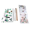thumbnail image 4 of Juego de construcción de ramo de flores, colección botánica de flores artificiales, bloques de construcción, juguetes para bricolaje, decoración del hogar, regalos de San Valentín, 4 of 14
