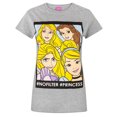 thumbnail image 1 of Disney Womens Princess No Filter T-Shirt, 1 of 2